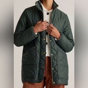 Quince Olive Quilted Puffer Jacket